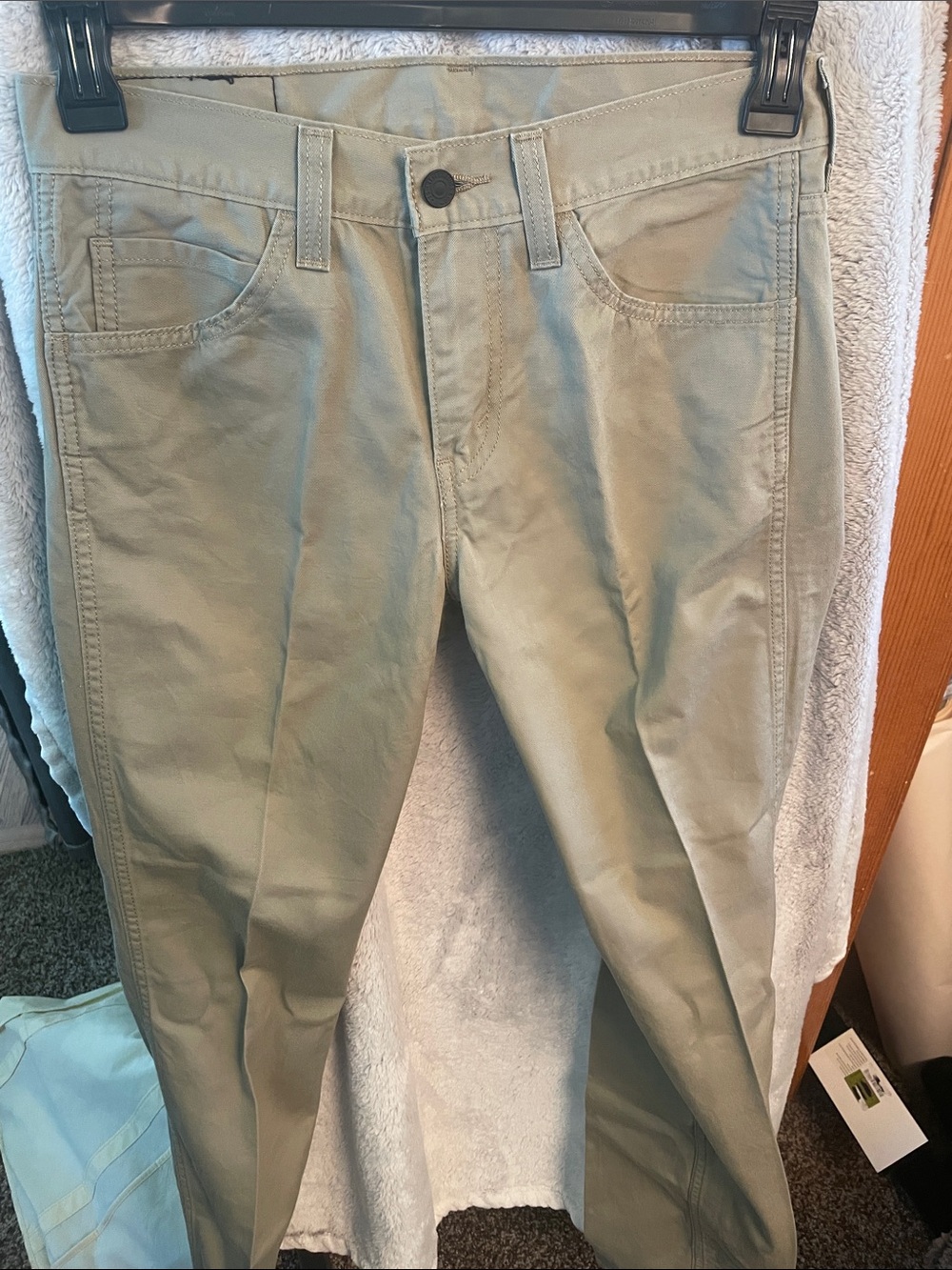 Levi's 511 Slim Fit Pants in Light Khaki